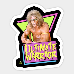 Ultimate Warrior Retro Flex Sticker